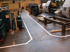 ABS-Markierungstechnik Fluchtwegmarkierung